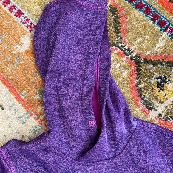 Adidas Climawarm thumhole purple hoodie. Size S - Picture 3 of 3